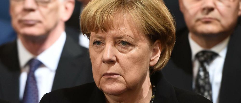 Merkel nahm am 31.07.2016 in München an einem Ökumenischen Gottesdienst für die Opfer des Amoklaufs von München im Liebfrauendom teil.