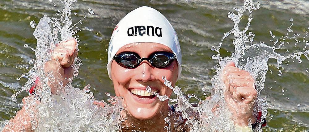 Mag es im Wasser lieber ruhig: Isabelle Härle.
