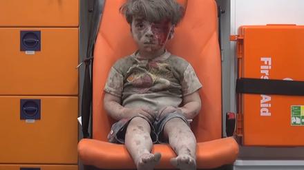 Die Aufnahmen von Omran in Aleppo hatten Menschen weltweit erschüttert.