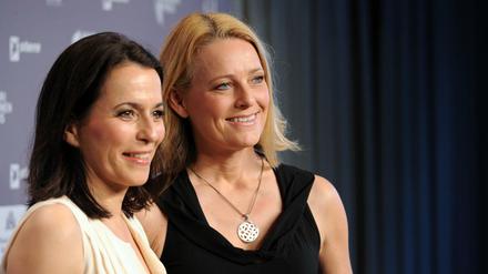 Anne Will und Miriam Meckel.