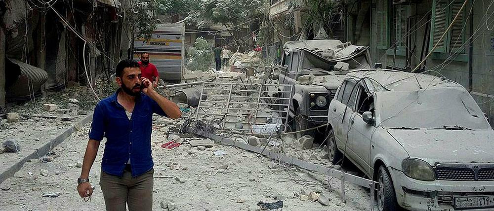 Die Kämpfe um Aleppo gehen weiter.