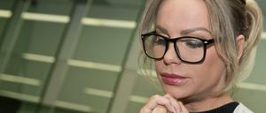 Das Model Gina-Lisa Lohfink am Amtsgericht Tiergarten in Berlin. Ihr wird laut Gericht vorgeworfen, 2012 bewusst wahrheitswidrig eine Vergewaltigung durch zwei Männer angezeigt zu haben.