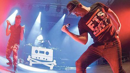 Gegen rechts: Die Hiphop-Band Fettes Brot trat auch beim Festival in Jamel auf. 