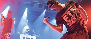 Gegen rechts: Die Hiphop-Band Fettes Brot trat auch beim Festival in Jamel auf. 