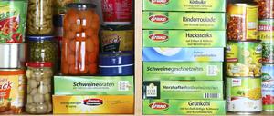 Vorratsschrank schon gefüllt? Hier ein Symbolbild - ohne Listenabgleich.