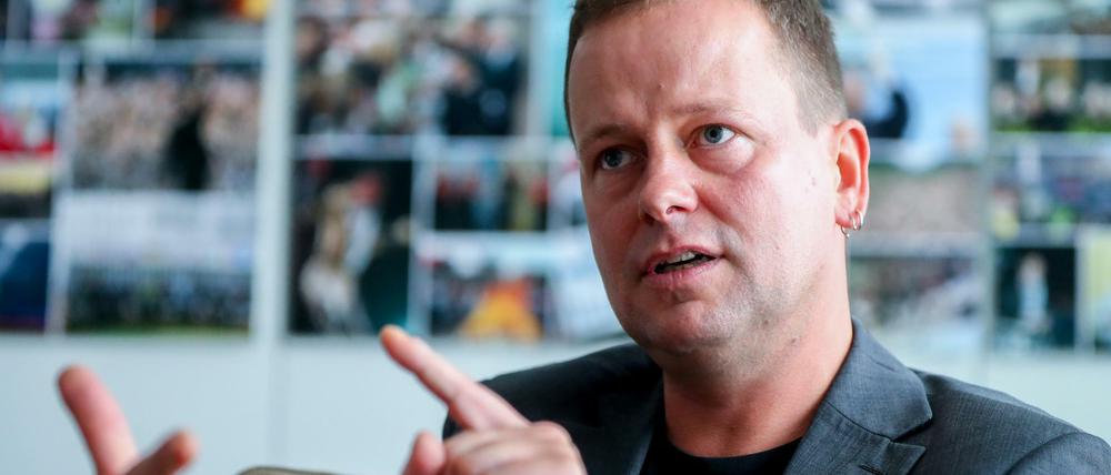 Klaus Lederer, Berliner Politiker und Parteivorsitzender der Linken. 