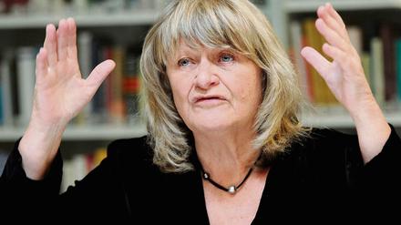 Streitbar. Frauenrechtlerin und Autorin Alice Schwarzer.