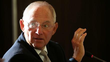 Bundesfinanzminister Wolfgang Schäuble. 