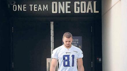 Die Tür ist offen. Der 22 Jahre alte Moritz Böhringer wurde als erster Spieler aus Europa direkt von einem NFL-Team verpflichtet. 