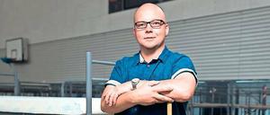 Vielfältig engagiert. Dennis Adomatis beim Einsatz in Adlershof. 