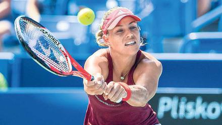 Ganz nach oben? Angelique Kerber könnte die zuletzt formschwache Serena Williams als Erste der Weltrangliste ablösen. 