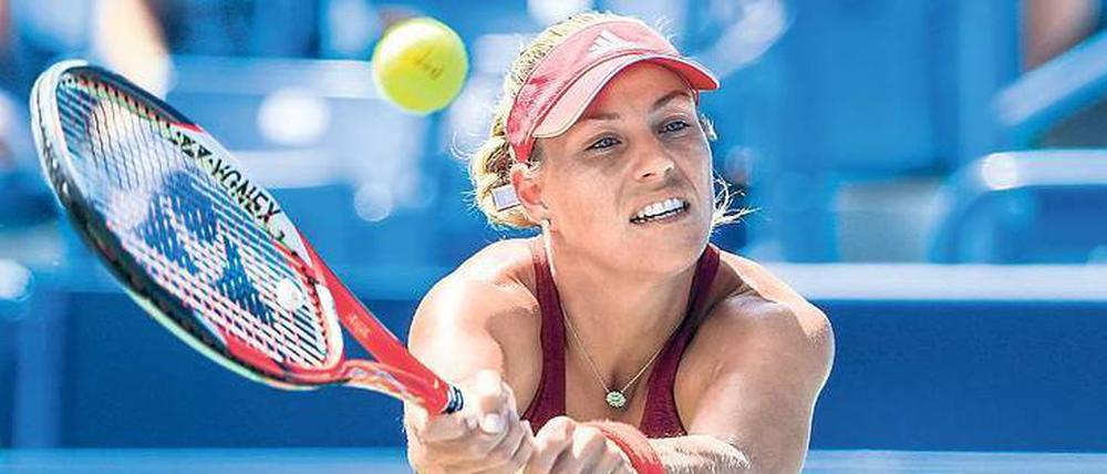 Ganz nach oben? Angelique Kerber könnte die zuletzt formschwache Serena Williams als Erste der Weltrangliste ablösen.