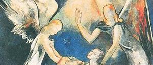 Himmelfahrt. Pere Pruna malte den „Tod des Soldaten Francos“ 1938, noch zur Zeit des Bürgerkriegs, bewusst in christlicher Ikonografie. 