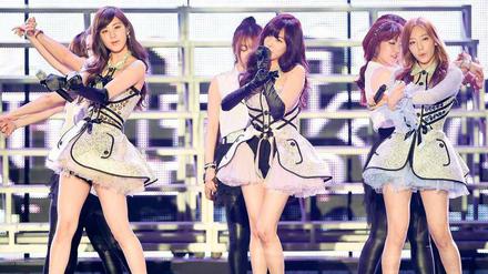 Girls’ Generation ist die populärste Girlgroup aus Südkorea. Leider passen nicht alle acht Mitglieder auf dieses Bild.