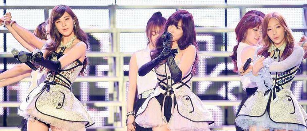 Girls’ Generation ist die populärste Girlgroup aus Südkorea. Leider passen nicht alle acht Mitglieder auf dieses Bild.