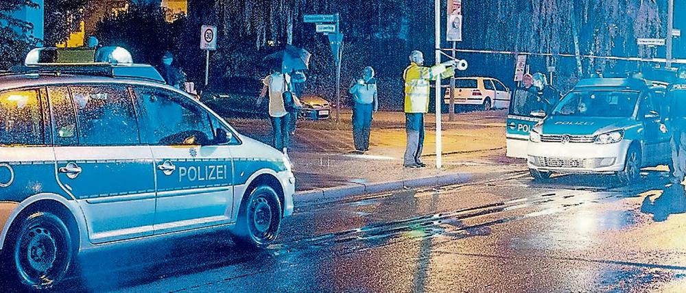 Die Kreuzung in Berlin-Hellersdorf.