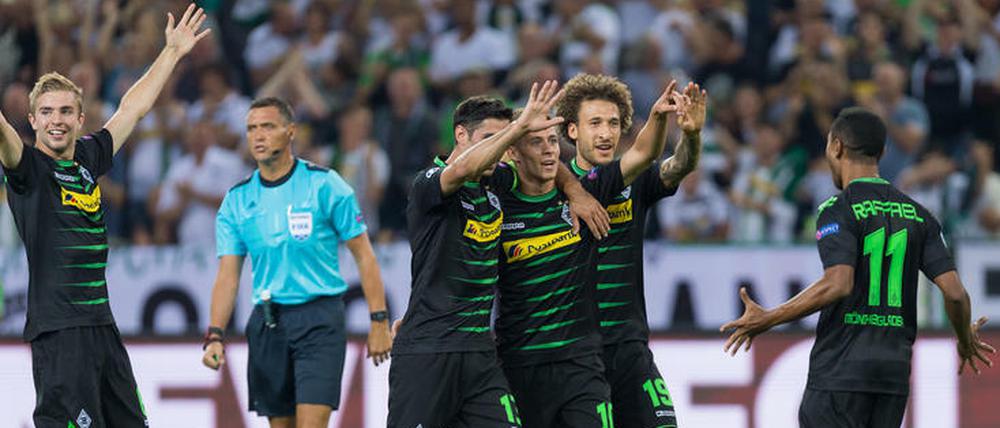 Vorfreude auf die Champions League. Borussia Mönchengladbach ließ im Rückspiel gegen Bern nichts mehr anbrennen.