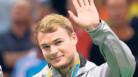 Gruß aus Rio. Paul Drux spielte ein starkes Olympiaturnier. Nun soll er auch die Füchse Berlin zu neuen Erfolgen führen.