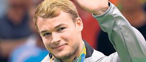 Gruß aus Rio. Paul Drux spielte ein starkes Olympiaturnier. Nun soll er auch die Füchse Berlin zu neuen Erfolgen führen.