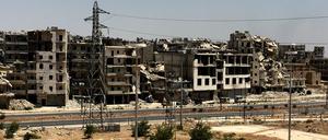 Das zerstörte Aleppo. Chemiewaffen sollen in Dörfern in Syrien eingesetzt worden sein. 