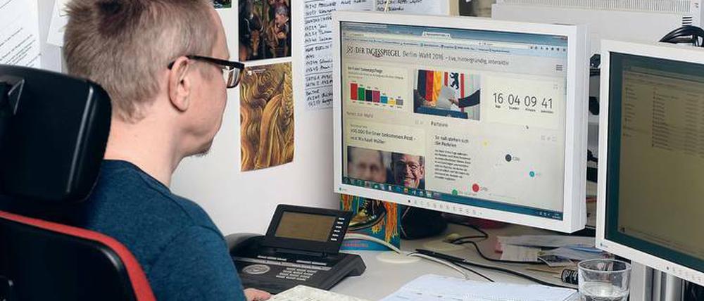 Vom Klick zum Kreuz. Auf wahl.tagesspiegel.de finden Sie das gesamte interaktive Angebot des Tagesspiegels zur Abgeordnetenhauswahl. 