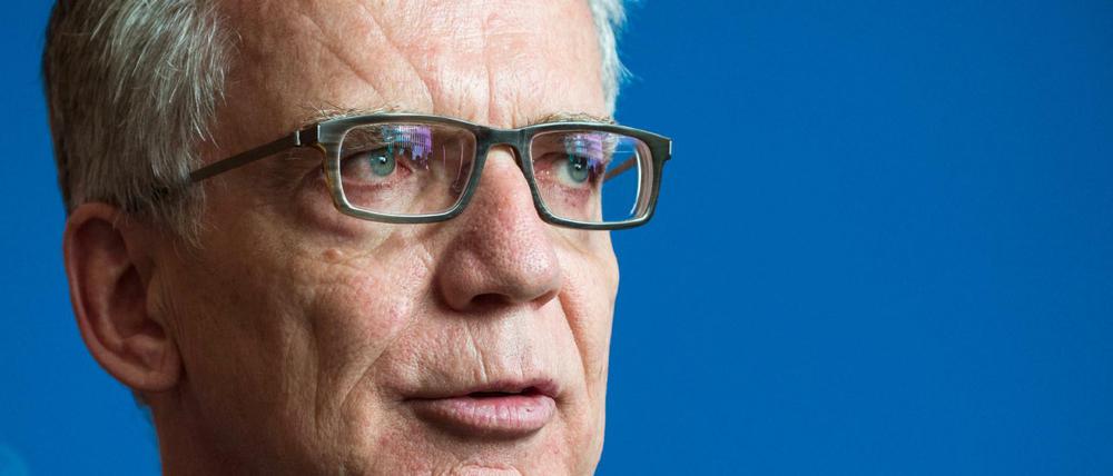Innenminister Thomas de Maiziere. 