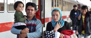 In Schönefeld gelandet. Vor einem Jahr kamen hier binnen weniger Wochen tausende Flüchtlinge an.