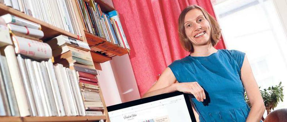 Sie schreibt Beiträge mit Persönlichkeit - und das ganz und gar kekskrümelfrei: Die Bloggerin Julia Schmitz. 