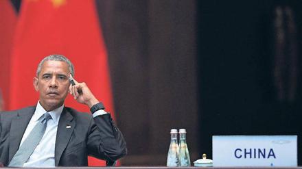 Nachdenken über China: Der G-20-Gipfel in Hangzhou begann für US-Präsident Barack Obama mit einer möglicherweise beabsichtigten Brüskierung.