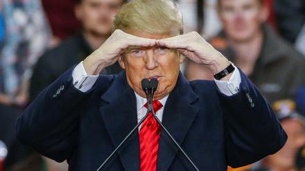 Auf der Suche nach einem Weg zu 270 Wahlmännern: Donald Trump.