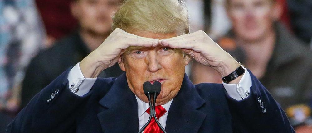 Auf der Suche nach einem Weg zu 270 Wahlmännern: Donald Trump.