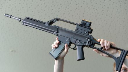 Ein Sturmgewehr G36 von Heckler &amp; Koch.