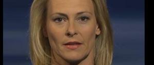 In Treue zu sich selbst spricht Anja Reschke ihren Kommentar in der "Panorama"-Sendung am Donnerstag