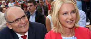 Manuela Schwesig mit Erwin Sellering.