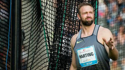 So, lala. Robert Harting war mit seiner Leistung in Berlin nicht ganz zufrieden.