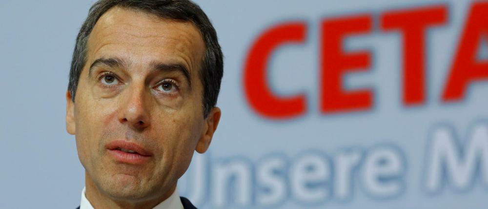 Der österreichische Kanzler Christian Kern.