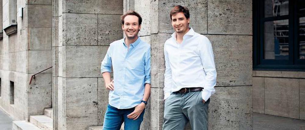 Die Gründer von "Moodpath": Felix Frauendorf und Mark Goering (v. l.)