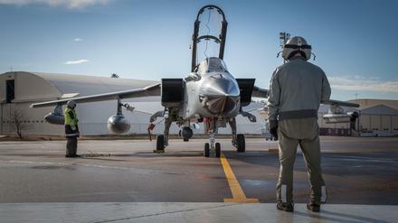 Ein Tornado der Bundeswehr auf dem Nato-Stützpunkt im türkischen Incirlik.