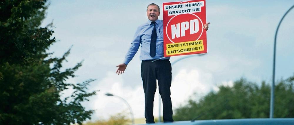 Udo Pastörs ist wochenlang durch Mecklenburg-Vorpommern getourt.