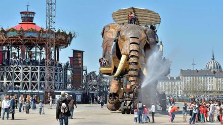 Fantastische Geschöpfe: Der 12 Meter große Elefant von "Les machines de l'île".