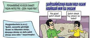 "Märtyrer sind im Himmel so glücklich, dass sie zehnmal Märtyrer sein wollen." Ein Auszug aus dem umstrittenen Comic.