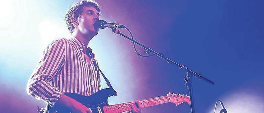 Marius Lauber alias Roosevelt bei seinem Pop-Kultur-Auftritt in Berlin.