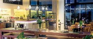 Grün und gesund: Das Bistro Bardot in Friedrichshain.
