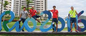 Vier Milliarden Menschen könnten diesmal den Sportlern bei den Spielen zuschauen - und die üben schon für ihre Auftritte wie hier die Japaner.