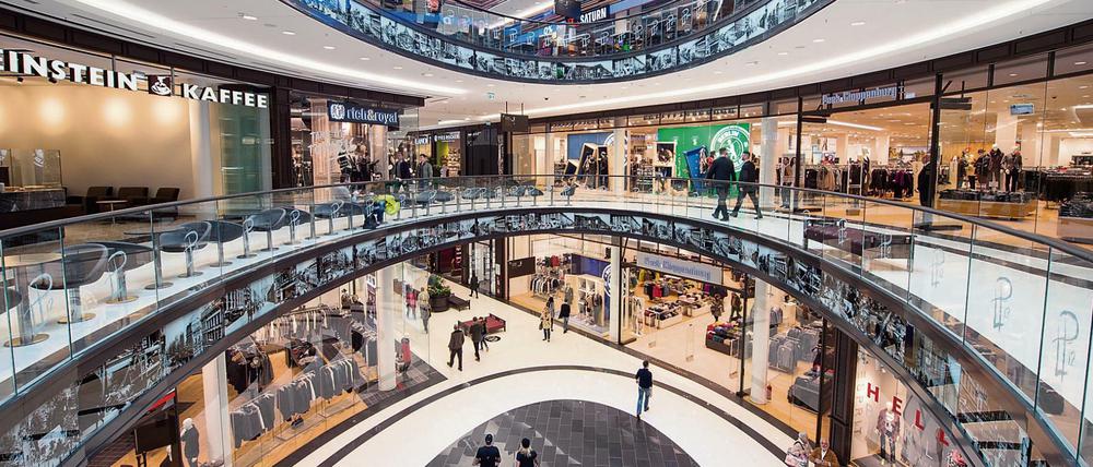 Die Mall of Berlin - so sieht es dort aus, wenn sie nicht geräumt wird.