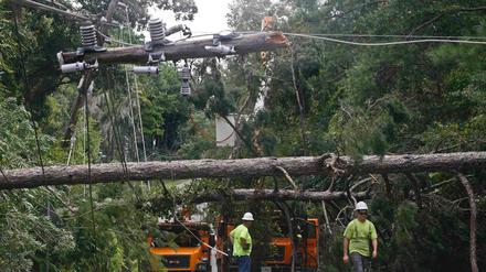 Allein in Florida waren nach Angaben der Behörden 300.000 Menschen ohne Strom.