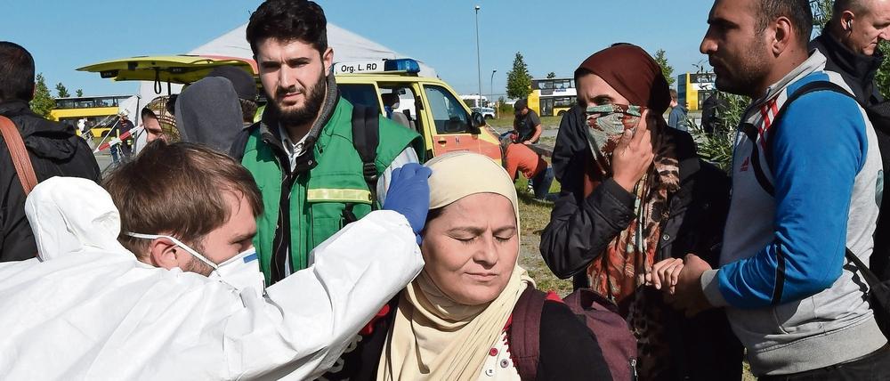 Oft ein Verständigungsproblem. Kranke Flüchtlinge bekommen keine Dolmetscher bezahlt.