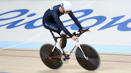 Ein Radrennfahrer des neuseeländischen Paralympics-Teams beim Training Anfang September im Velodrom in Rio, wo die Spiele in diesem Jahr ausgetragen werden.