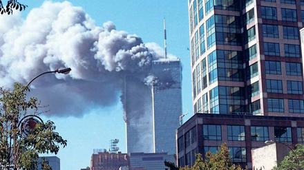 New Yorks Inferno. Am 11. September 2001 steuerten Islamisten Passagierflugzeuge ins World Trade Center.
