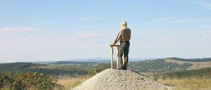 Der Feldherrenhügel in Rumänien. Hier installierte Christian Hasucha einen Aussichtspunkt.